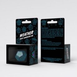 Weather Generator Die: Shimmering Blue&Turquise - Q-Workshop