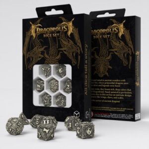 Dracopolis Dice Set - The Scandinavian Blackfang - Q-Workshop