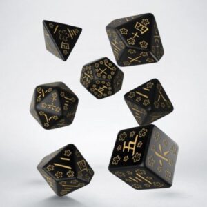 Japanese Dice Set: Deep Night Firefly - Q-Workshop