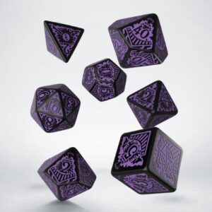 Horror on the Orient Express Dice Set Black & purple - Q-Workshop