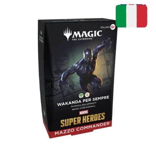 Wakanda Per Sempre Marvel Super Heroes Commander Deck ITA Magic the Gathering