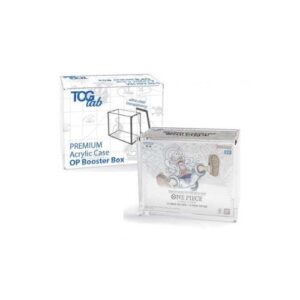 TcgLab Premium Case Protettivo per One Piece Booster Box Magnetico in Plexiglass