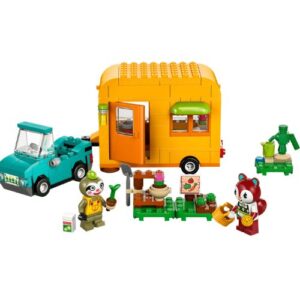 Lego Animal Crossing - La roulotte e il negozio di giardinaggio di Florindo