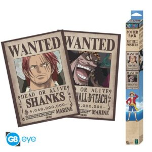 One Piece - Wanted Shanks & Blackbeard - Chibi Posters (52x35) - GBYDCO688