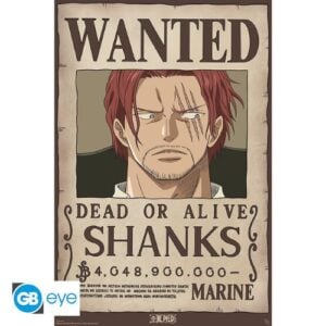 One Piece - Poster "Wanted Shanks " (91.5x61cm) GBYDCO482