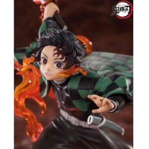 Tanjiro Kamado Kyojuro Rengoku Sword Guard - Demon Slayer Figure - Figuartszero Action Figure Statue 19 cm