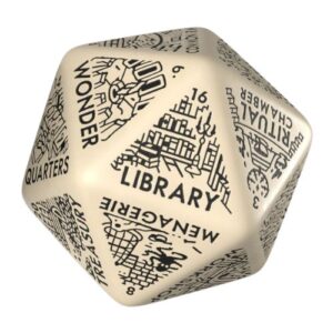 Dungeon Generator Die: Beige&Black - Q-Workshop