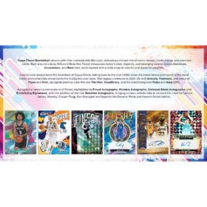 2025/26 Topps Finest Basketball Hobby Box