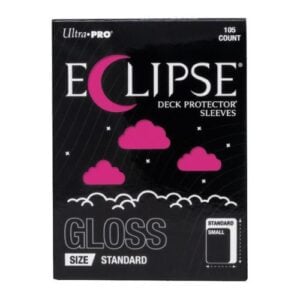105 Eclipse Deck Protector Sleeves Standard - Matte - HOT PINK - Ultra Pro