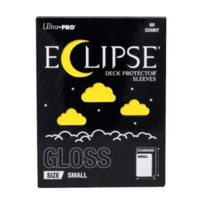 60 Eclipse Deck Protector Sleeves - Small - Gloss - Lemon Yellow - Ultra Pro
