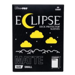 60 Eclipse Deck Protector Sleeves - Small - Matte - Lemon Yellow - Ultra Pro