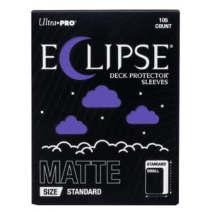 105 Eclipse Deck Protector Sleeves Standard - Matte - Royal Purple - Ultra Pro