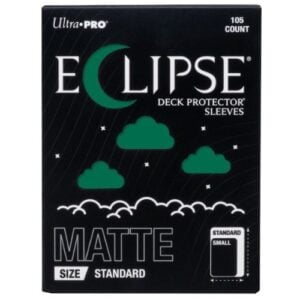 105 Eclipse Deck Protector Sleeves Standard - Matte - Forest Green - Ultra Pro