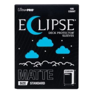105 Eclipse Deck Protector Sleeves Standard - Matte - Sky Blue - Ultra Pro