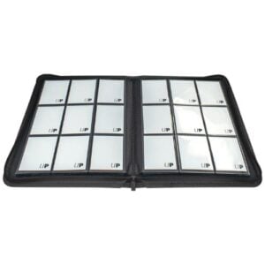 Vivid 9-Pocket Zippered PRO-Binder - Black - Ultra Pro