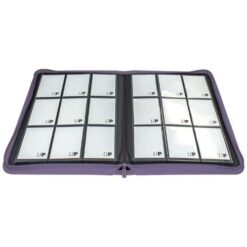 Vivid 9-Pocket Zippered PRO-Binder - Purple - Ultra Pro