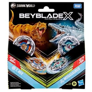 Beyblade X - Jurassic World T-Rex & Mosasaurus
