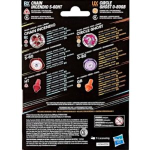 Beyblade X - Chain Incendio & Circle Ghost