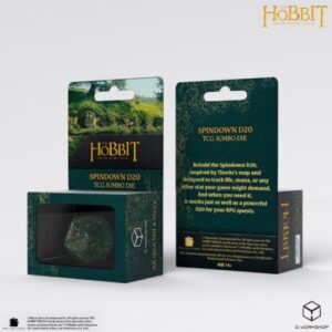 The Hobbit Spindown D20 - Verdant TCG Jumbo Die - Q-Workshop