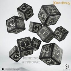 The Hobbit TCG x10 d6 Dadi Glow in the Dark - Moria - Q-Workshop