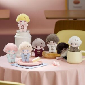 DIMOO Crush on Coffee Series-Soft-faced Plush Keychain Box Intera - Pop Mart