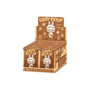 POP BEAN Coffee Factory Plush Doll Pendant Box Intera - Pop Mart