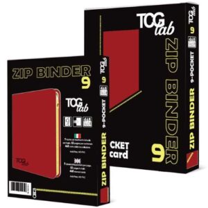 Gametrade Tgc Lab - binder with zipper Album 9-Pocket Red Zip Yellow