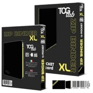 Gametrade Tgc Lab - binder with zipper Album 12-Pocket Black Zip Yellow