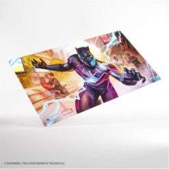 Magic: The Gathering Marvel Super Heroes Shiny Playmat - Striking Black Panther - Gamegenic