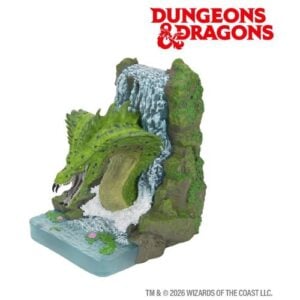 D&D Bookend Green Dragon 18 cm - reggilibri