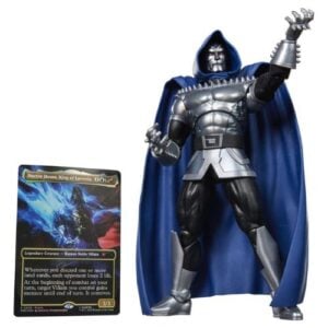 Doctor Doom 2099 15 cm (plus Exclusive Foil Card) Figure – Marvel Legends Magic: The Gathering Action Figure