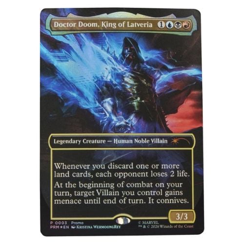 Doctor Doom 2099 15 cm (plus Exclusive Foil Card) Figure – Marvel Legends Magic: The Gathering Action Figure