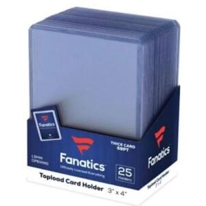 Toploader 59pt Fanatics 3x4 per 25 pz