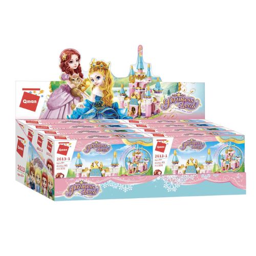 Qman Princess Leah Flowery Ocean Castle 2613 Box 8 Pezzi