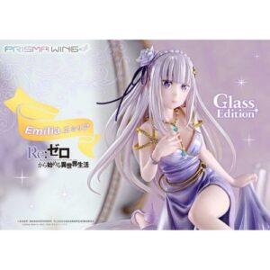 Statua Emilia Re:Zero Prisma Wing 1/7 Glass Edition