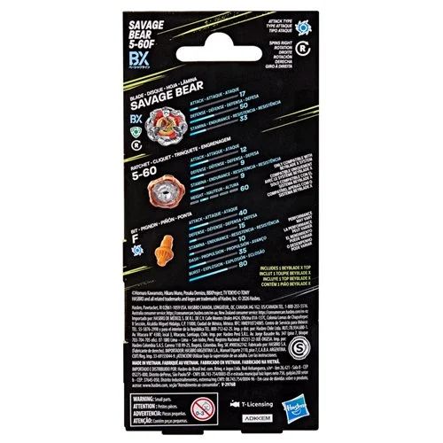 Beyblade X - Savage Bear 5-60F
