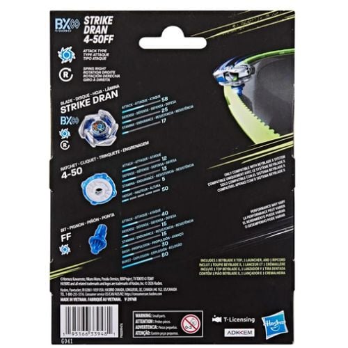 Beyblade X Strike Dran 4-50FF con Lanciatore