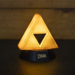 Lampada Zelda Triforza Oro 3D 10 cm Ufficiale Nintendo