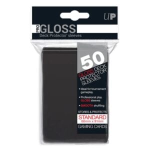 Bustine Protettive Ultra Pro Gloss Nere Standard x50 - Ultra Pro