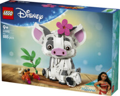 LEGO Disney Princess | Disney Vaiana 43292 Pua Action Figure, Maialino Giocattolo con Fiore, Granchio e Zattera, Regalo per Bamb - immagine 8