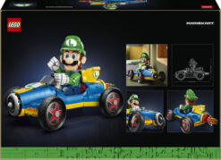 LEGO Super Mario 72050 Mario Kart: Luigi e Mach 8, Kit per Adulti con Personaggio Nintendo e Auto, Gadget da Collezione, Regalo - immagine 5