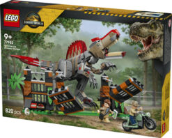 LEGO Jurassic World 77982 Fuga dal Dinosauro Spinosauro, Giocattolo Interattivo con Dino, Moto e 2 Minifigure, Regalo da 9+ - immagine 5