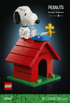 LEGO Ideas 21368 Peanuts: la Cuccia di Snoopy, Kit Modellismo da Esposizione per Adulti con Personaggi di Snoopy e Woodstock - immagine 8