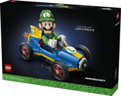 LEGO Super Mario 72050 Mario Kart: Luigi e Mach 8, Kit per Adulti con Personaggio Nintendo e Auto, Gadget da Collezione, Regalo - immagine 7