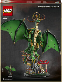 LEGO NINJAGO 71847 Drago-Guardiano Giocattolo, Action Figure Snodabile con Minifigure ed Espositore, Idea Regalo da 14+ Anni - immagine 6