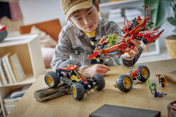LEGO NINJAGO 71869 Bounty di Terra, Giocattolo 3 in 1 Trasformabile in Nave Volante, Macchina e Moto, Regalo per Bambini 9+ - immagine 3