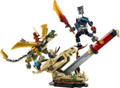 Alternative view of LEGO NINJAGO 71871 Battaglia alla Lama del Drago, Giocattolo con Drago, Action Figure e 4 Minifigure, Regalo per Bambini 9+