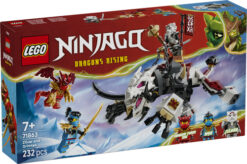 LEGO NINJAGO 71863 Zilvar e Grimtak la Bestia Drago, Giocattolo Ninja con Action Figure e 3 Minifigure, Regalo per Bambini 7+ - immagine 6