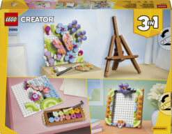 LEGO Creator 31390 3in1 Dipinto Floreale Decorativo, Gioco Trasformabile in Cornice o in Disegno di Fenicottero, Regalo da 8+ - immagine 7