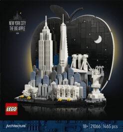 LEGO Architecture 21066 New York City – La Grande Mela, Kit Modellismo da Adulti, Decorazione con Monumenti, Regalo Fai da te - immagine 8